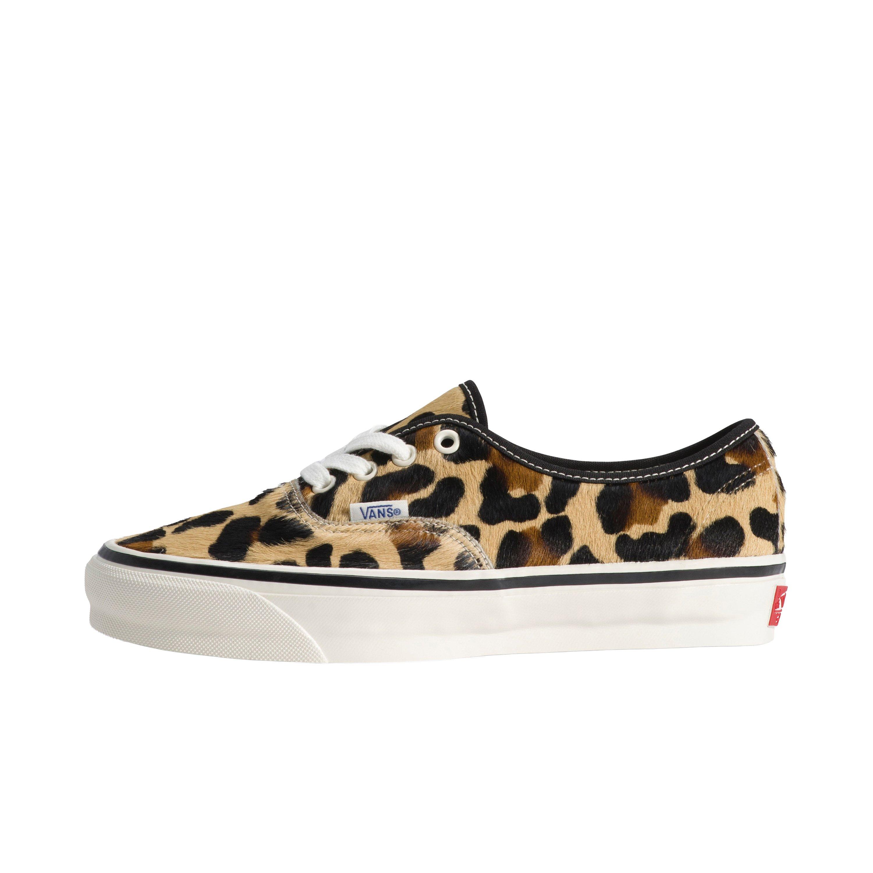 靴 VANS PREMIUM LX Authentic 44 LEOPARD Black